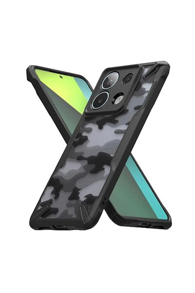 Dali Protective Case Compatible with Xiaomi Redmi Note 13 Pro 5G/Poco X6, Fusion X, Camo, Reinforced Edge