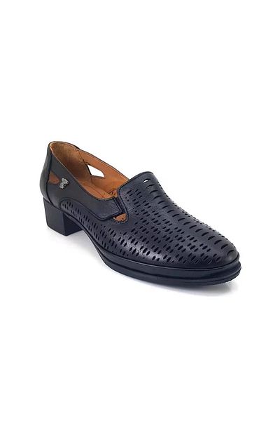 Venüs Women's Genuine Leather Short Heeled Comfortable Women's Shoes Vn1709260Y