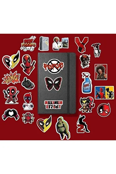 MS Major Selection Deadpool Sticker Pack/Bullet Journal Notebook Sticker Agenda Laptop Sticker