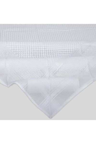 alwastta Men's white middle shemagh