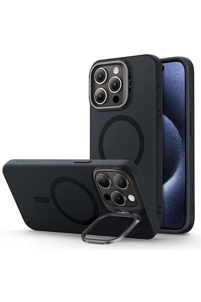 Dali Protective case compatible with Apple iPhone 15 Pro, Cloud Soft HaloLock, with stand, MagSafe compat