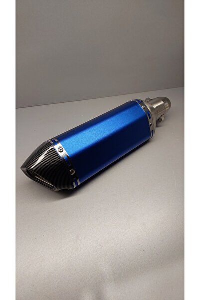 AKTegzoz Manuel Vidalı Egzoz Valfi (Aç/Kapa) – Universal Uyumlu, mavi motosiklet egzozu
