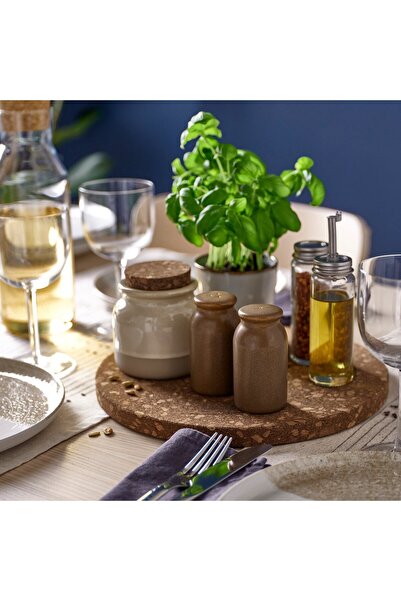 IKEA HEAT Pot Stand, Dark Brown, 29 cm