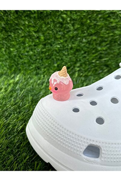 Crocs Karanlıkta Parlayan Penguen Terlik Süsü/Üç Boyutlu Penguenli Terlik Charmı/Hayvan Figür Jibbtiz