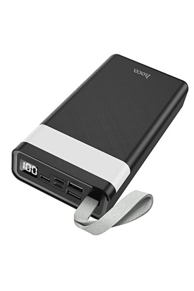 Hoco J73 30000mAh Power Bank (2x USB, Micro-USB, Type-C, Lightning) - Black