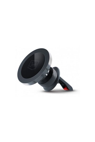 Dali MagHolder Magnetic Car Phone Holder, Vent Mount, 3 Magnetic Rings Included, ABS, Black