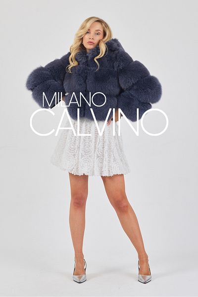 Milano Calvino Hooded Fur Jacket Sleeves Detachable