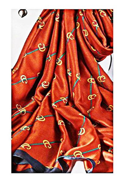 OEM Women's Scarf, Shawl Type, Large, Brick Color, 90x180 cm