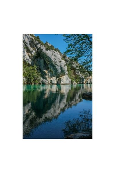 OEM Tablou Canvas, "Reflectiile muntilor in apa linistita", 39 x 54cm
