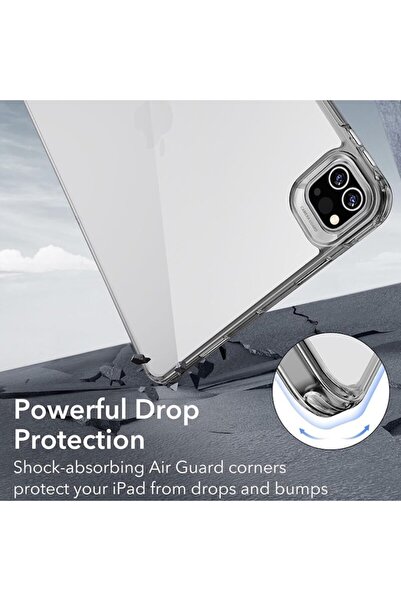 Dali Husă de protecție pentru Apple iPad Pro 11 2024, Classic Hybrid, margini negre transparente, TPU