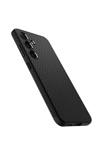 Spigen Carcasă de protecție pentru Samsung Galaxy S24 FE, Liquid Air, texturată, TPU, neagră