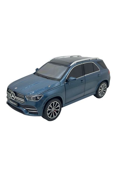 JPT Mercedes GLE 1:24 blue metal model with light, sound, opens doors