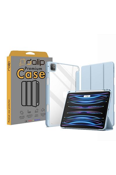 dalip Husa pentru Samsung Galaxy Tab S6 Lite 10.4 inch, Clear360, Termoplastic, Bleu
