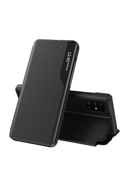 Dali Protective Flip Cover Compatible with Samsung Galaxy A51 4G, eFold, Leather, Black