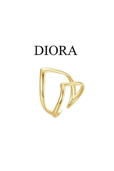 Belora Inel reglabil, Diora Silver, auriu/argintiu - Aur