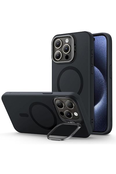 Dali Protective case compatible with Apple iPhone 15 Pro, Cloud Soft HaloLock, with stand, MagSafe compat