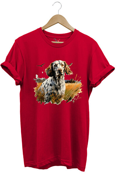 WİDİ Vânătoare Vânătoare Setter englezesc Wilderness Hunter Dog 100% bumbac T...