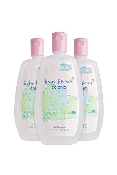 Baby Bench 3-pack Cologne with Bubble Gum Scent 200 ml