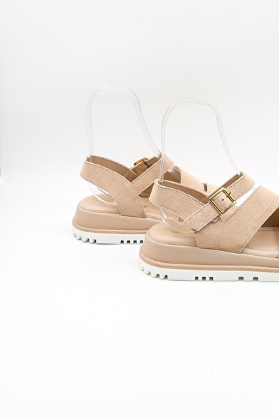 Venüs Women's Genuine Leather Suede Daily Sandals Vn470015Y