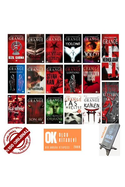 Doğan Kitap Kızıl Karma - Mermer Adam - Siyah Kan - Taş Meclisi / 17 full set...