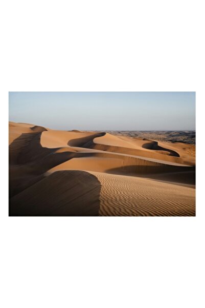 OEM Pictură pe pânză, „Aventura fără sfârșit a dunelor”, Nisip, Dune, Orizont...