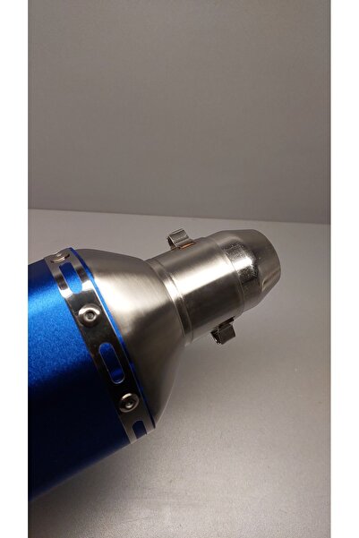 AKTegzoz Manuel Vidalı Egzoz Valfi (Aç/Kapa) – Universal Uyumlu, mavi motosiklet egzozu