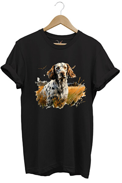 WİDİ Vânătoare Vânătoare Setter englezesc Wilderness Hunter Dog 100% bumbac T...