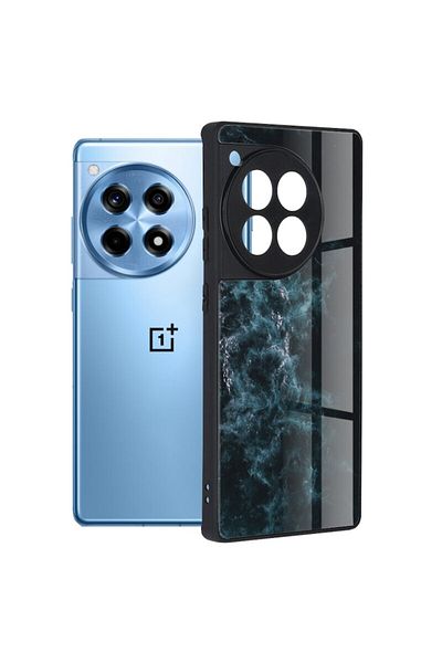 Dali Protective Case Compatible with OnePlus 12R, Glaze Series, TPU, Blue Nebula, Multicolor