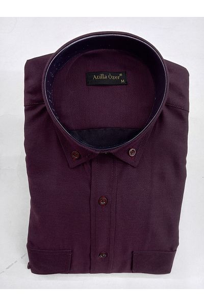 nightblack Classic Loose Relax Fit Double Pockets Flap Pockets Button Closure Long Sleeve Slim Seasonal