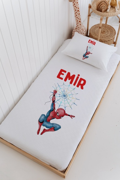 Lilabio İsme Özel %100 Pamuk Bebek Ve Çocuk Tek Kişilik 165 X 225 Cm Pike Tak...