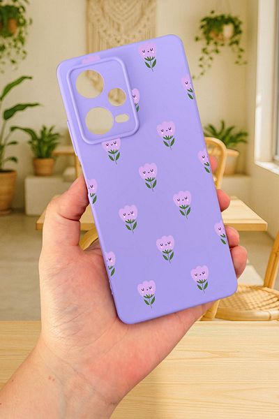Vip Case حافظة لهاتف Xiaomi Redmi Note 12 Pro 5G MINI TULIP من السيليكون ممتصة للصدمات حافظة مطاطية كلاسيكية محمية 277