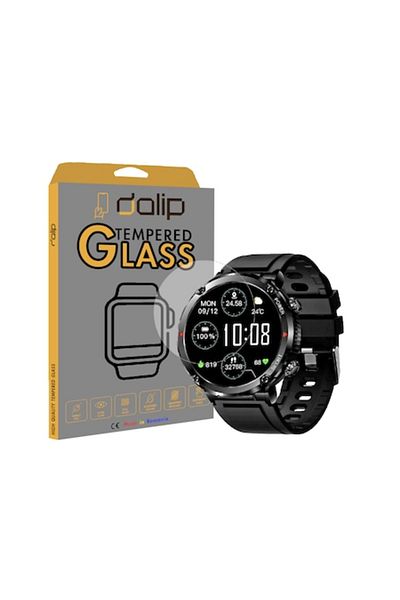 dalip Smartwatch Screen Protector for Garmin Fenix 7X, Extreme Military Protection, Transparent