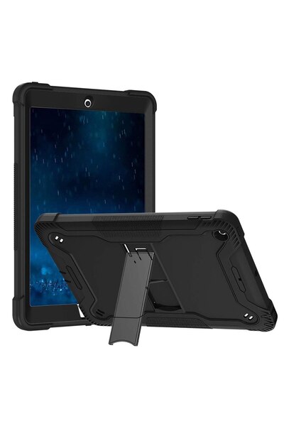 WOW Compatible Case for iPad 9.7 2017/2018 + Folie, P85, Premium Lexgard, Pitch Black
