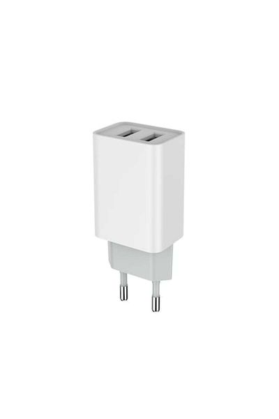 ColorWay Wall Charger, 2xUSB A, 10W, 2.1A, Overheat and Short Circuit Protection, ABS, White