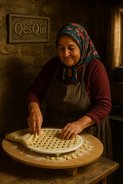 QesQin قالب زلابية دائري كبير الحجم - أداة قطع زلابية عملية - أداة مطبخ ماتماتيك