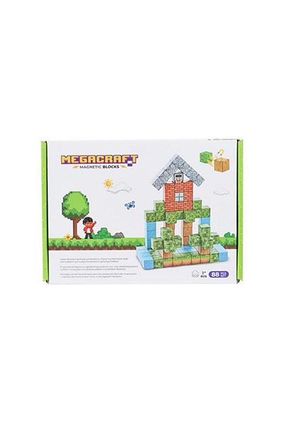 Mega Oyuncak Megacraft Magnetic Blocks 88 Pieces Forest Themed