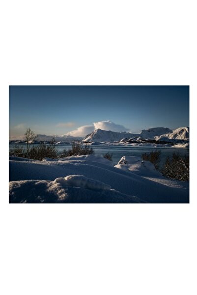 OEM Tablou Canvas, 'Splendoarea inghetata a fiordurilor nordice'