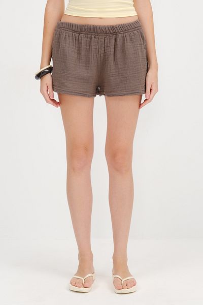 Addax Elastic Waist Shorts Ş13852-N13