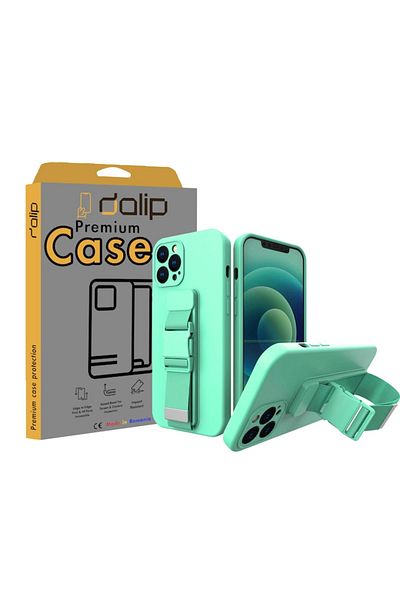 dalip Husa pentru iPhone 13 Pro, XSecure, TPU, Verde Menta