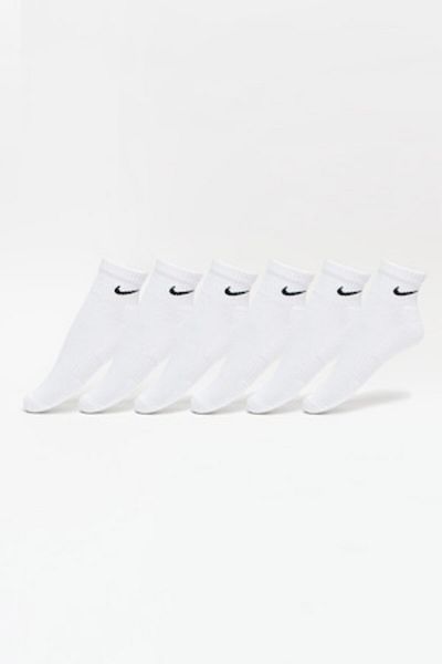 Nike , Set de socks up to the ankle for fitness Everyday - 6 pairs, White, L