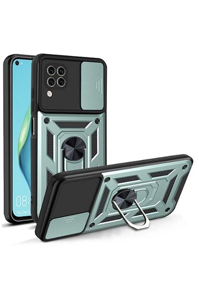 Dali Protective Armor Case Compatible with Huawei P40 Lite, CamShield Series, Magnetic Ring, TPU, Black-G