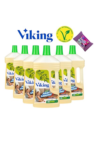 Viking Sıvı Arap Sabunu 6 Adet + Magic Sünger
