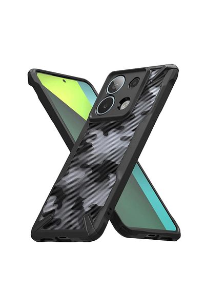 Dali Protective Case Compatible with Xiaomi Redmi Note 13 Pro 5G/Poco X6, Fusion X, Camo, Reinforced Edge