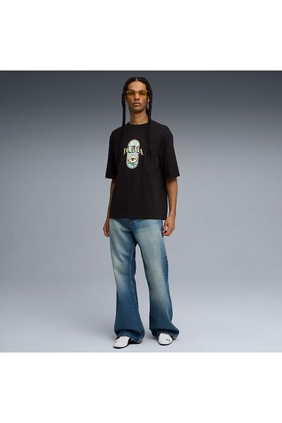 Puma Graphic Men's Black T-Shirt