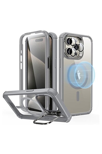 Dali Husă de protecție 360° pentru Apple iPhone 15 Pro Max, suport antișoc co...