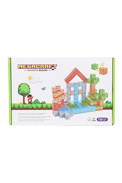 Mega Oyuncak Megacraft Magnetic Blocks 119 Pieces Forest Themed