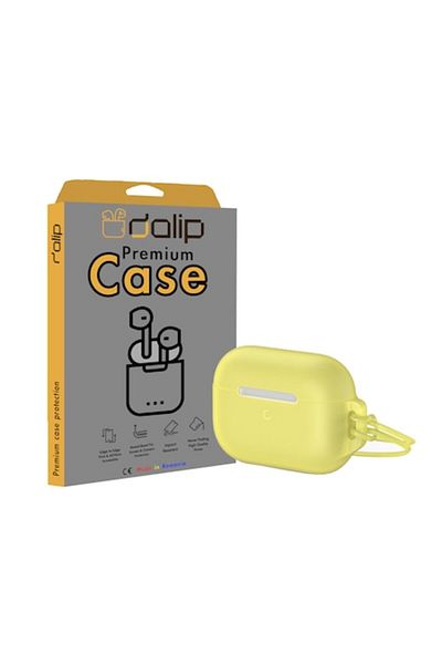 dalip Husa pentru Apple AirPods Pro, CordJelly, Silicon, Galben