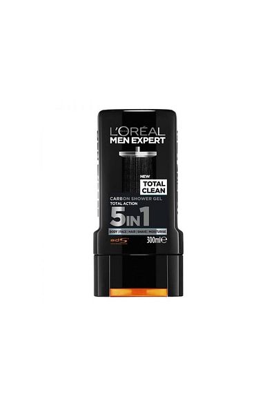 L'Oreal Paris L'Oréal Men Expert Total Clean Carbon Shower, 5 în 1, 300 ml