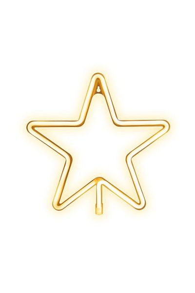 dalip Christmas Wall Decoration Xmax Star Lights, Yellow Light, 28.5x28.5x2cm, Yellow