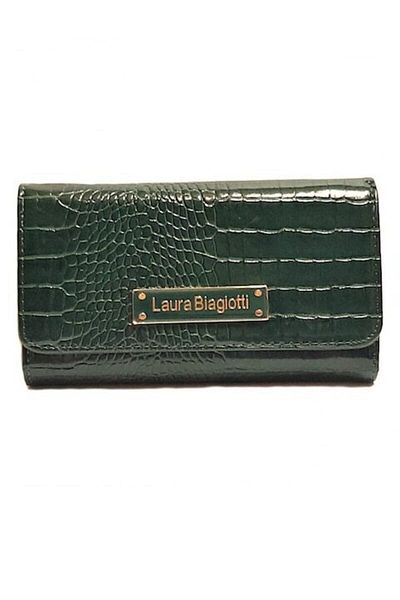 Laura Biagiotti Portofel de damă Laura Biagiotti - piele Premium, Verde